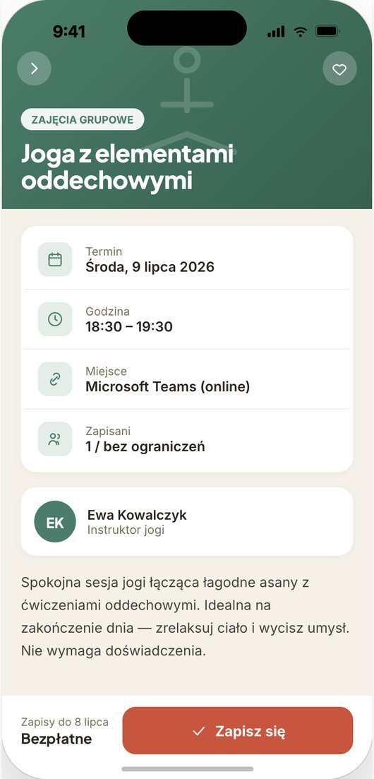 Zapisy na wydarzenia