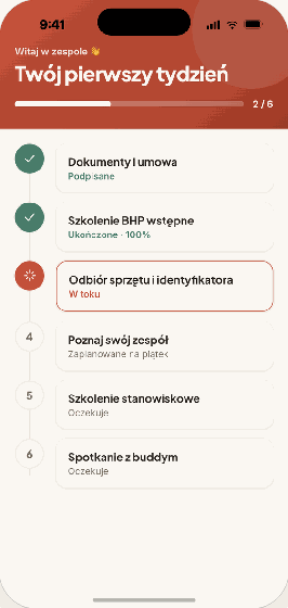 Onboarding pracownika