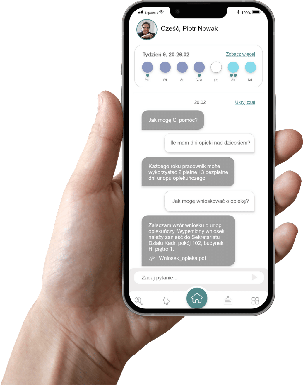 Chatbot informacyjny All About